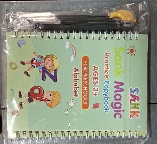 Sank Magic Practice Copybook (4 BOOKS,1 PEN,1 GRIP,10 REFILL)