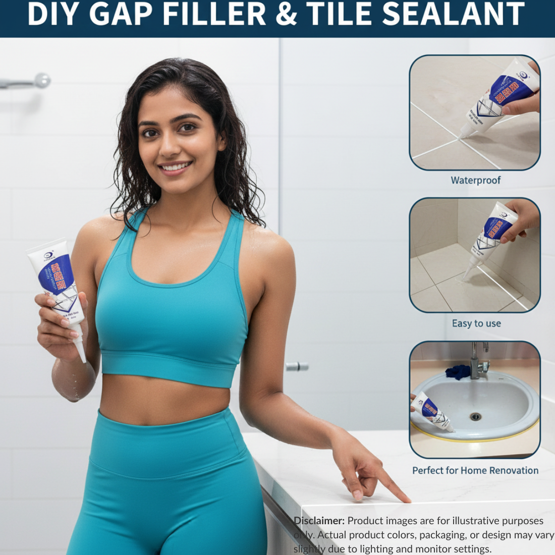 Gap Filler-Multipurpose Gap Filler Tube Tile Grout sealing Agent