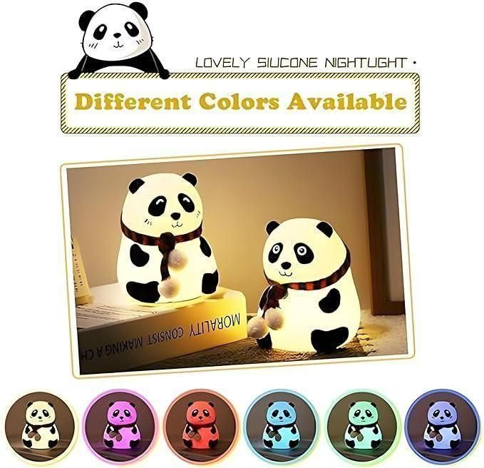 Cute Panda Light Lamp for Kids