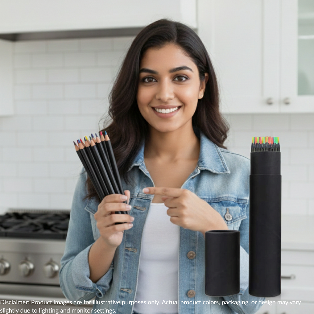 12 Pieces Rainbow Pencils