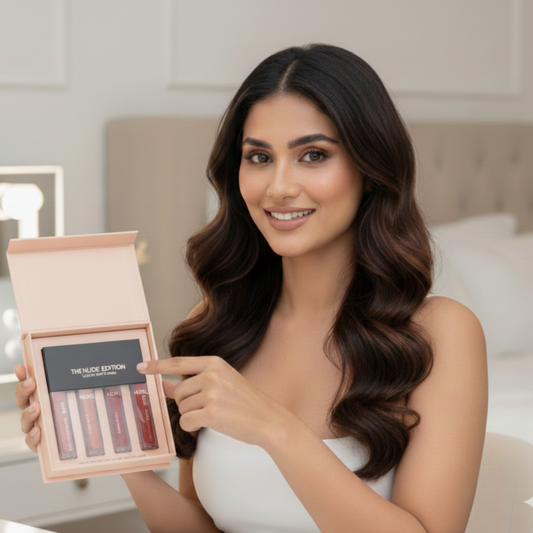 Red Edition Different Shades Liquid Lipstick Set of 4 (16ml)