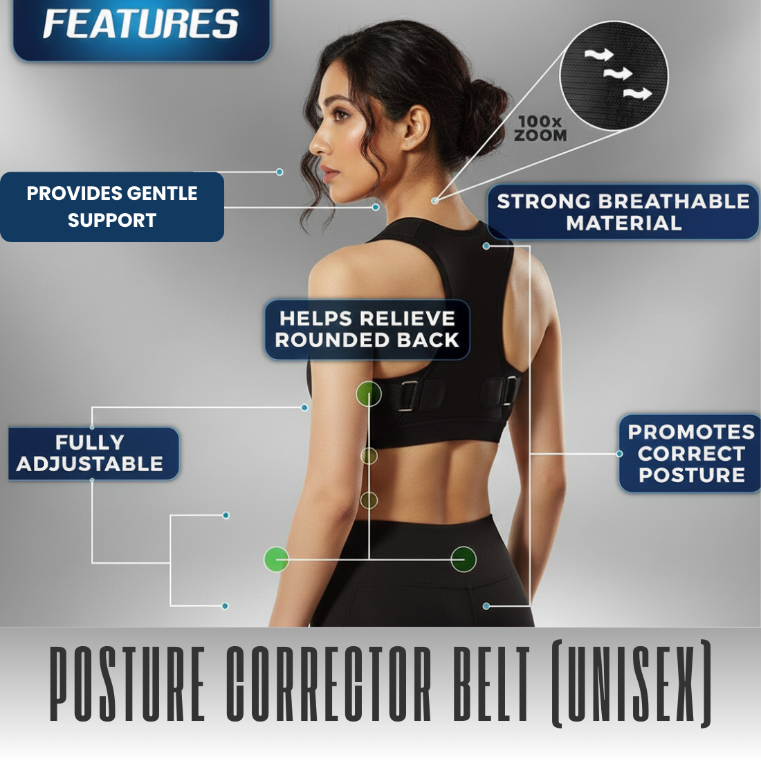 Posture Corrector Belt (Unisex)