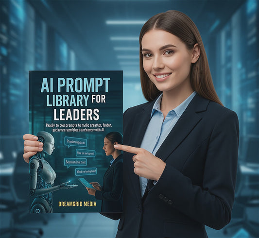 AI Prompt Library for Leaders - Ebook | with 700+ expertly crafted AI prompts