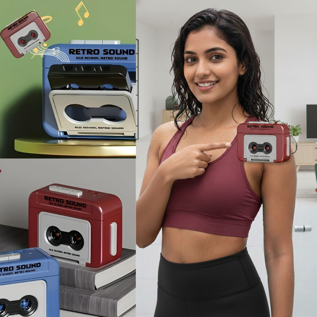 Retro Sound Mini Keychain